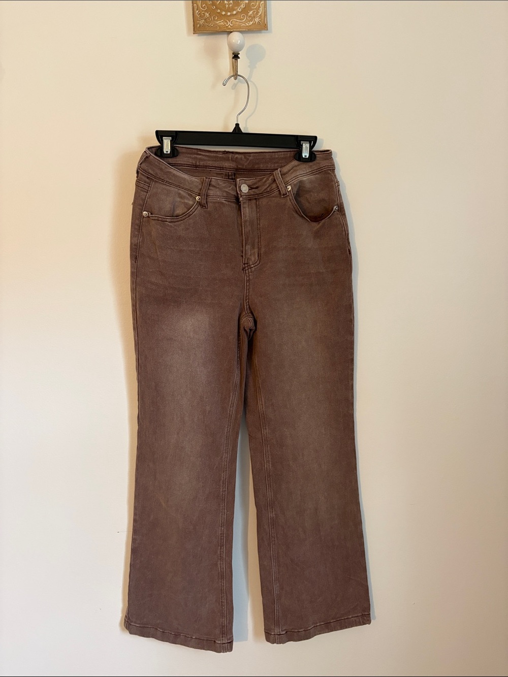 Amazon Women's Brown Flare Jeans